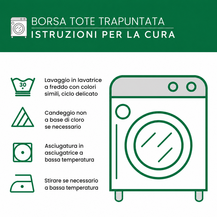 Adorabili Baffi Borsa Tote Trapuntata