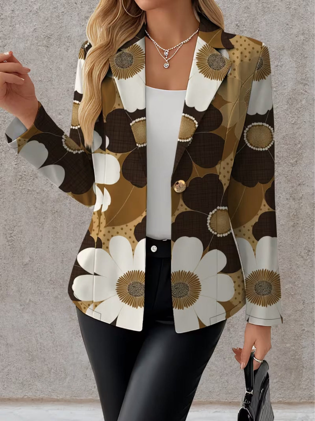 Daisy | Blazer da donna con stampa margherita