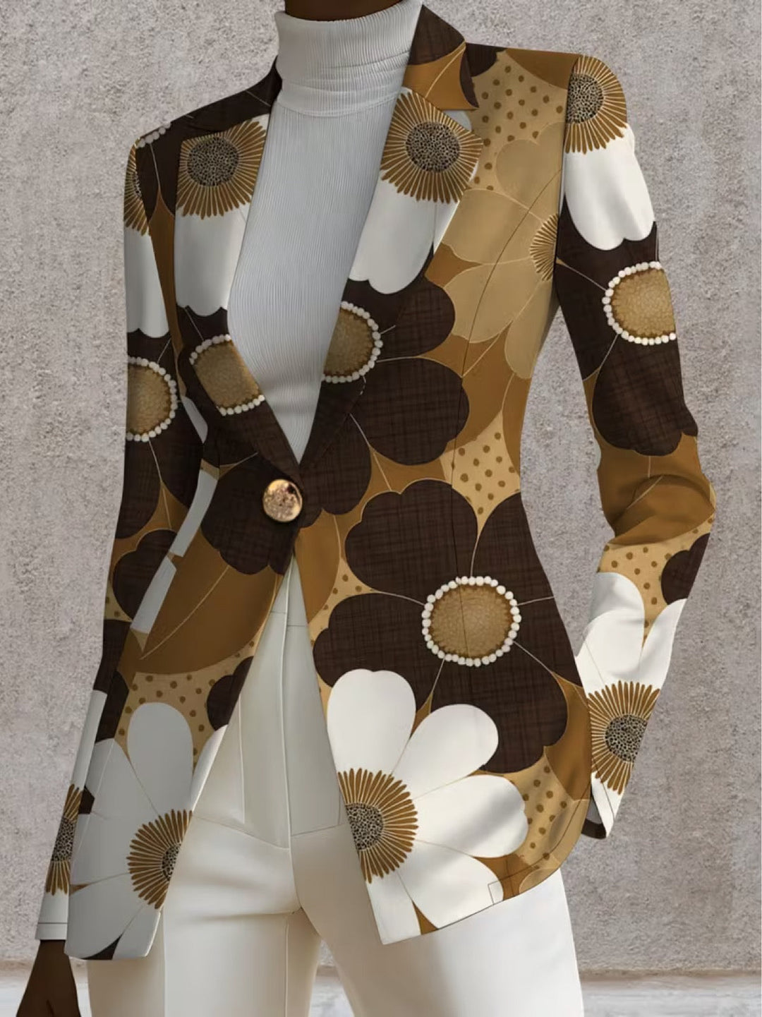 Daisy | Blazer da donna con stampa margherita