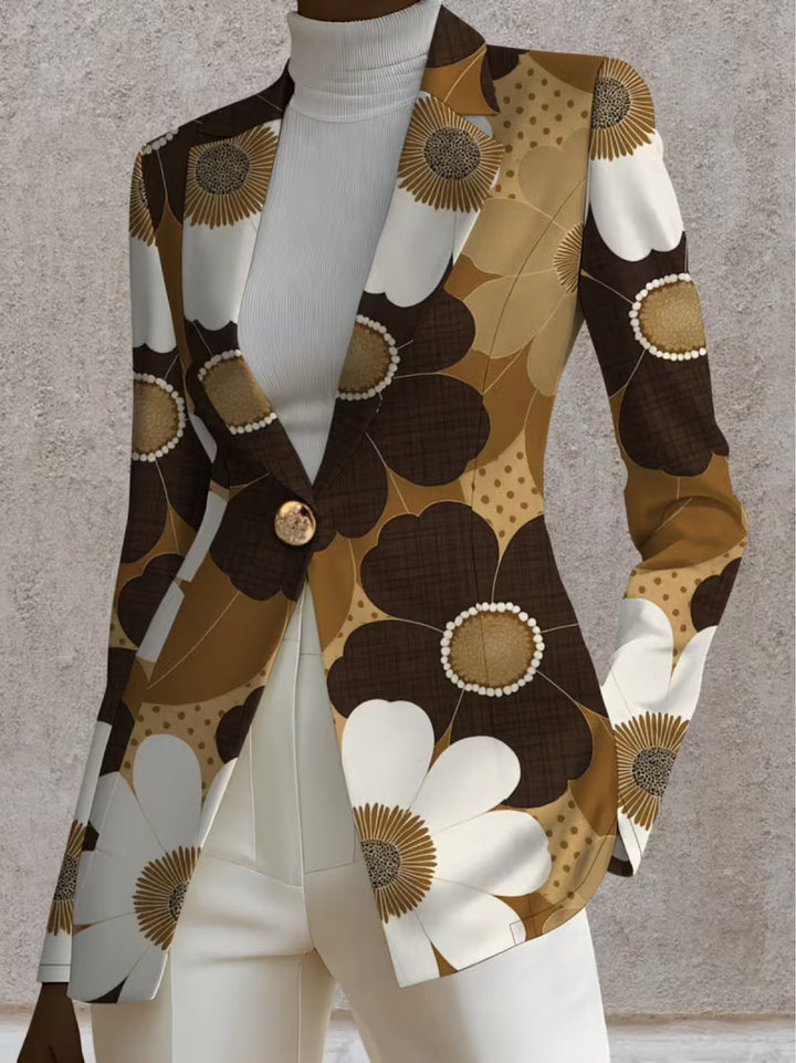 Daisy | Blazer da donna con stampa margherita