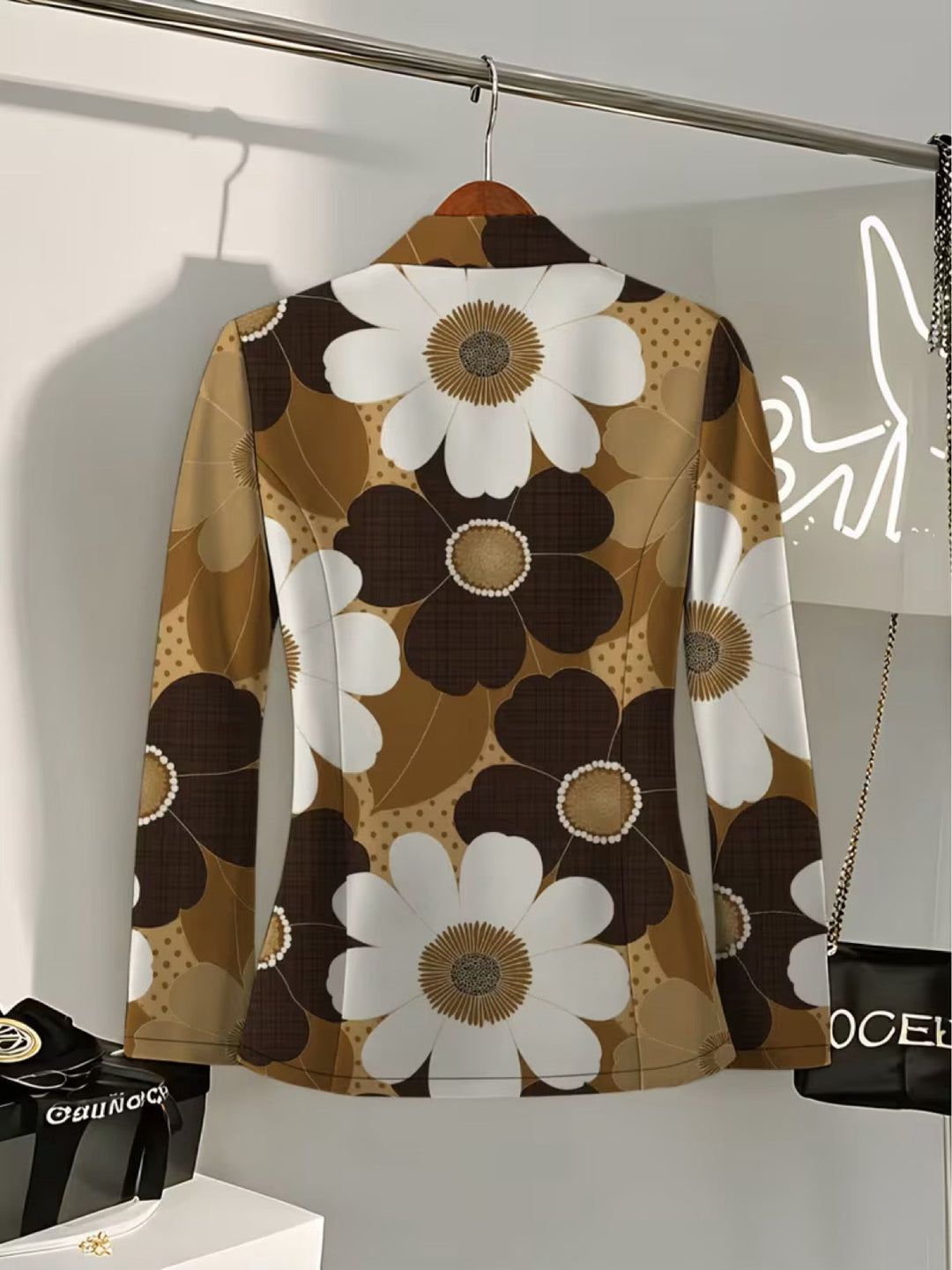 Daisy | Blazer da donna con stampa margherita