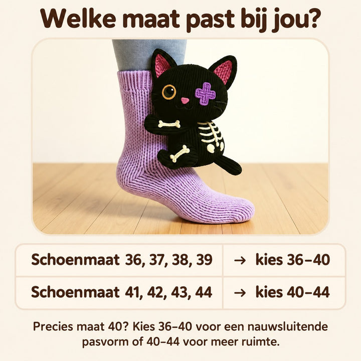 Pavimento | Calzini Coccolosi Gatto Scheletro