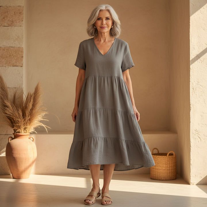 Bexley - Abito estivo casual con scollatura a V