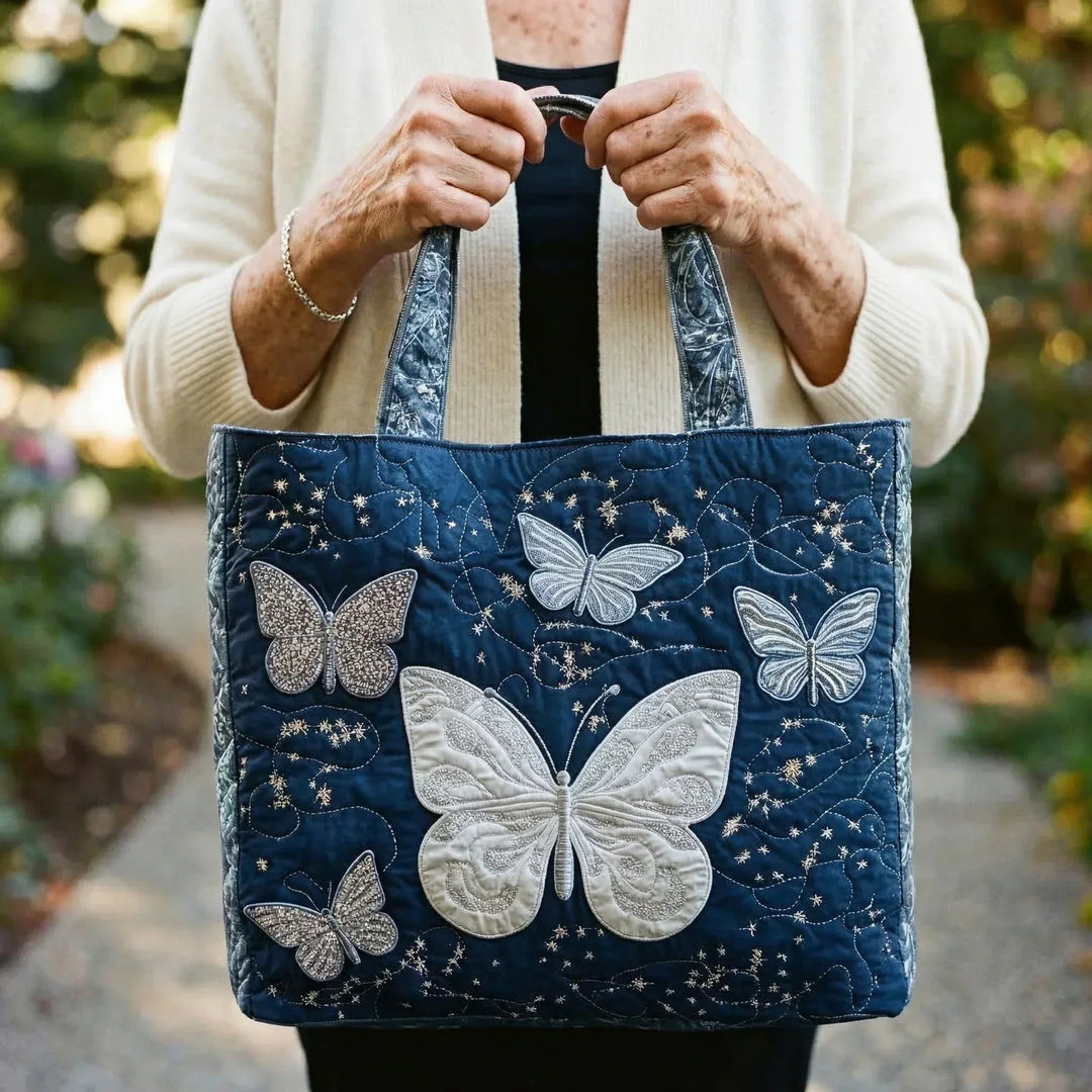 Borsa Artigianale - Papillon Argento