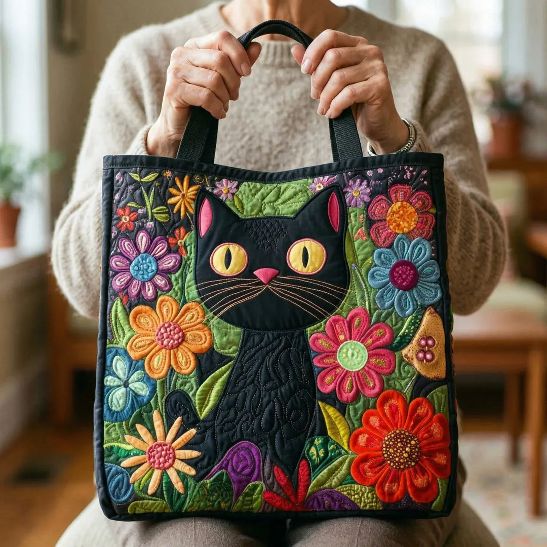 Borsa Artigianale - Gatto Nero Magico