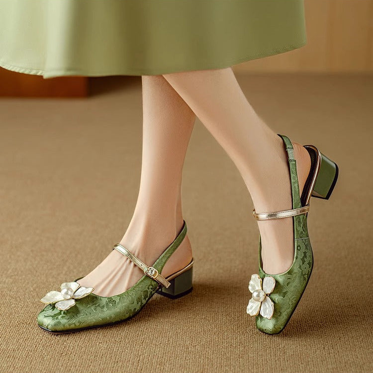 Matilde – Eleganti scarpe da donna con dettaglio floreale