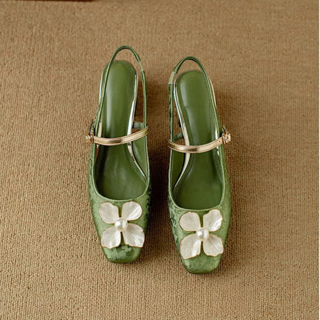 Matilde – Eleganti scarpe da donna con dettaglio floreale