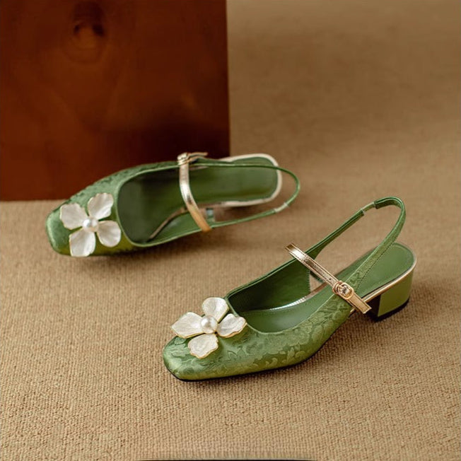 Matilde – Eleganti scarpe da donna con dettaglio floreale