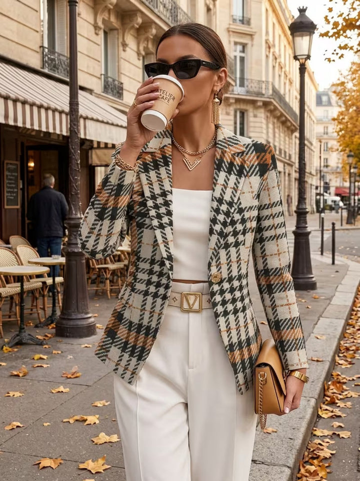 Madison | Blazer da Donna a Finto Scozzese