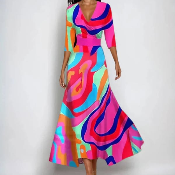 Emily | Abito Floreale Elegante