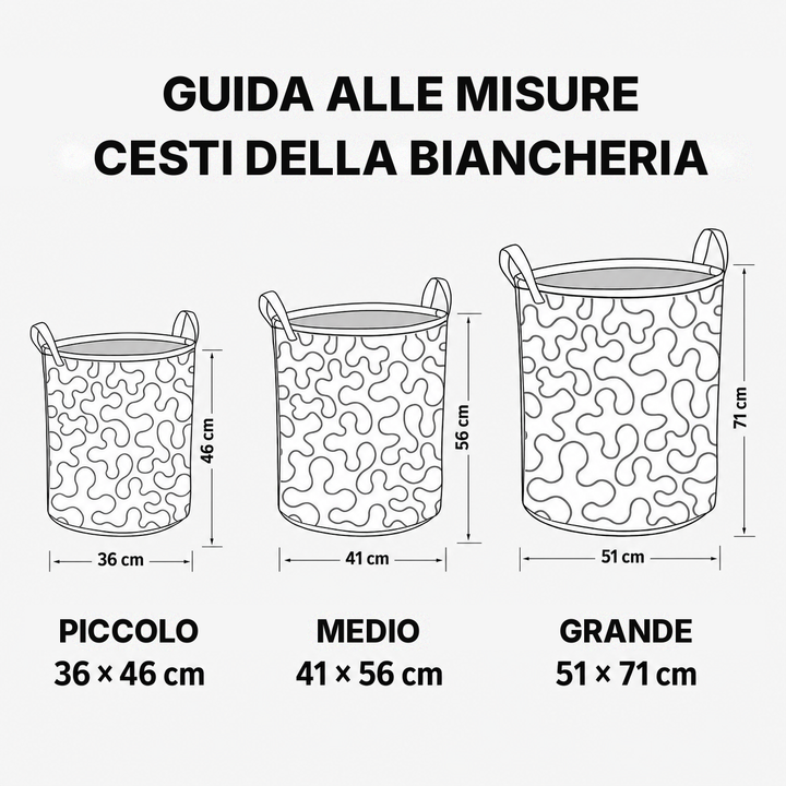 Cesto della Biancheria Lungo e Delizioso