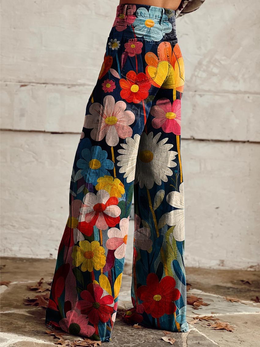Wendy | Pantaloni floreali allegri