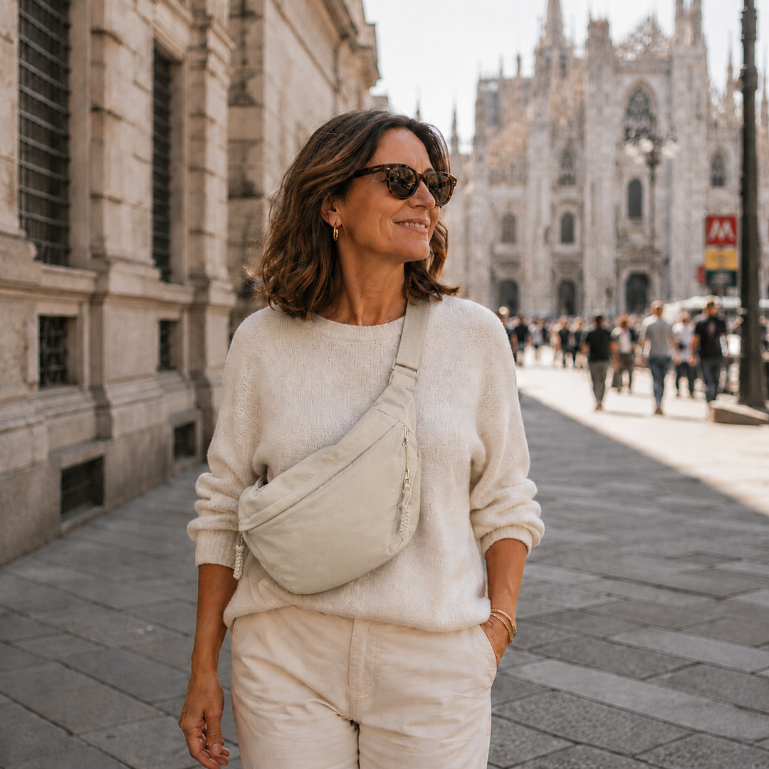 Alessia | Borsa a Spalla in Beige