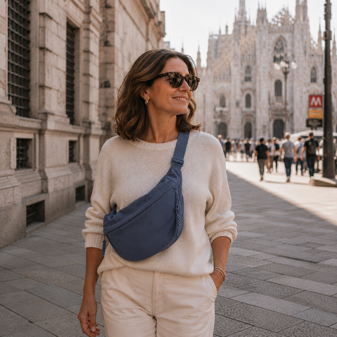 Isabella | Borsa a Spalla in Blu