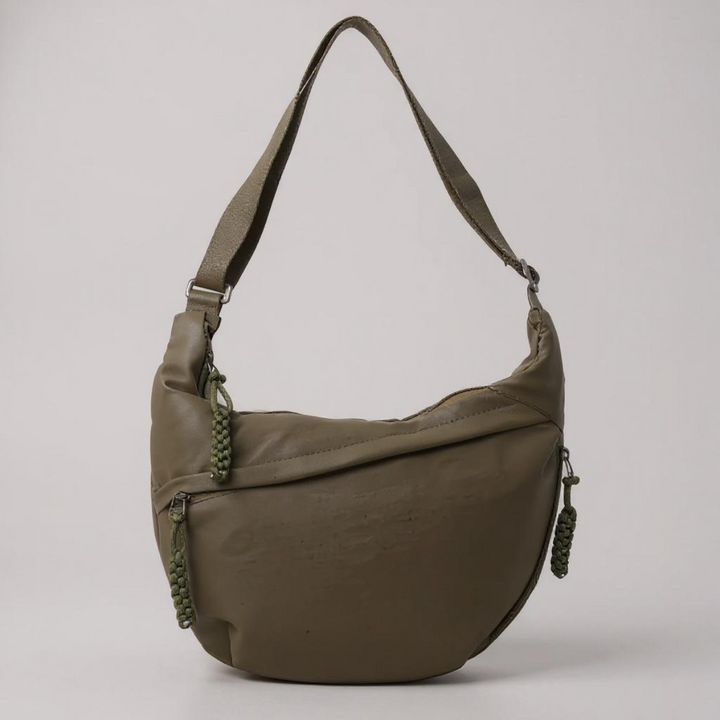 Elena | Borsa a Spalla in Verde Oliva