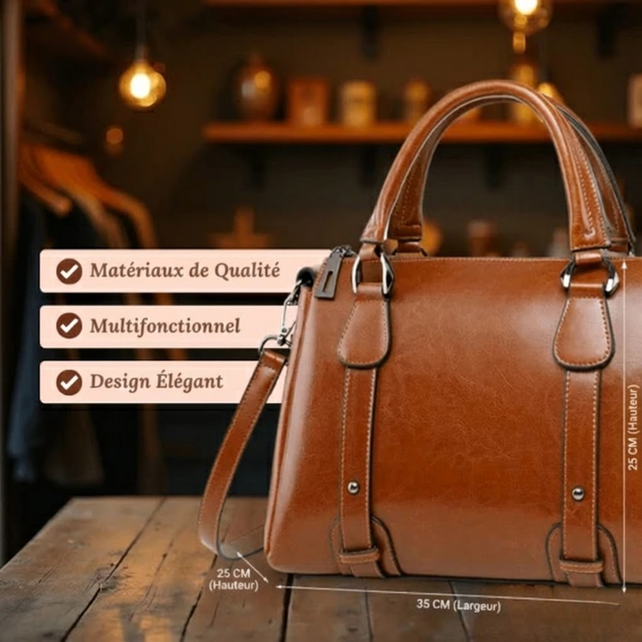 Camille™ | Borsa a spalla lucida