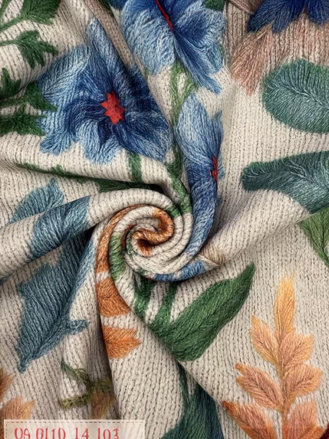 Beatrice | Cardigan con motivo botanico floreale