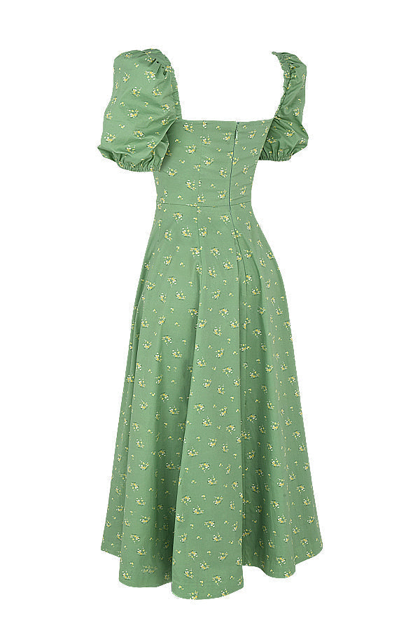 Aviana - Abito con Maniche Puff Bloom