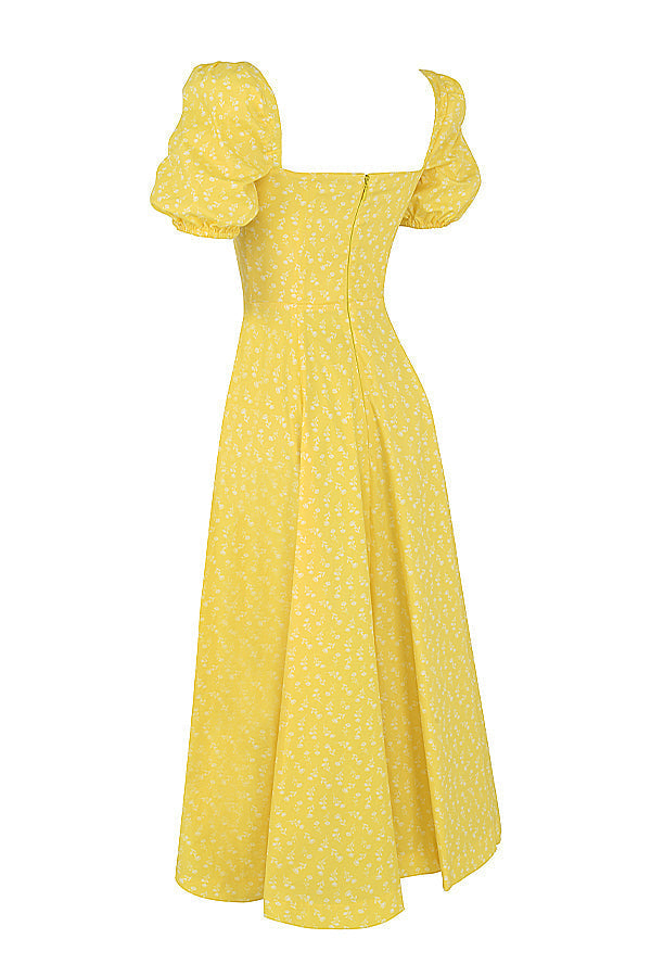 Aviana - Abito con Maniche Puff Bloom