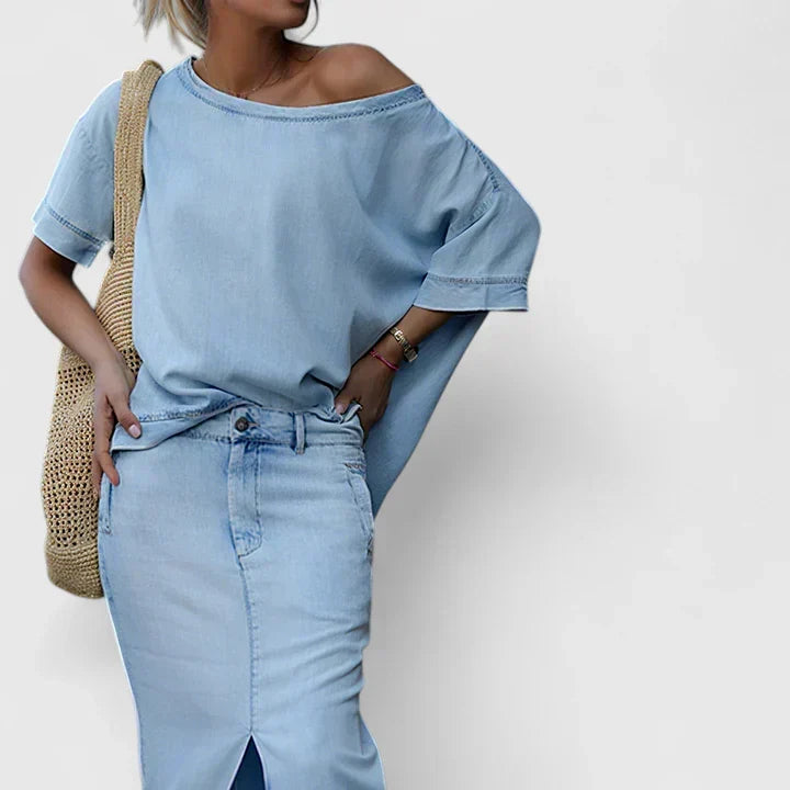 Averlynn | Set di Gonna Maxi Elegante