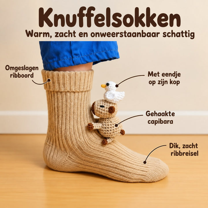 Tess | Calzini Coccolosi Capibara con Anatroccolo
