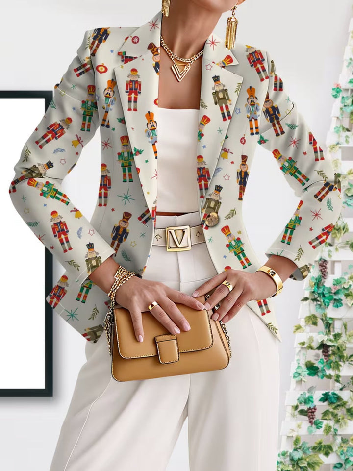 Grace | Blazer da donna con stampa di schiaccianoci