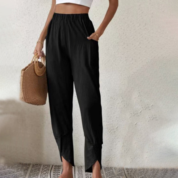 Essari - Pantaloni con Orlo Sfilato